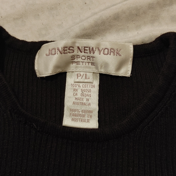 Jones New York Black Sweater Vest - Picture 3 of 3